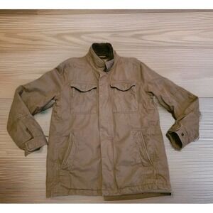 Vintage American Eagle Jacket Mens Medium Casual Field Trucker Work Quilted Coat